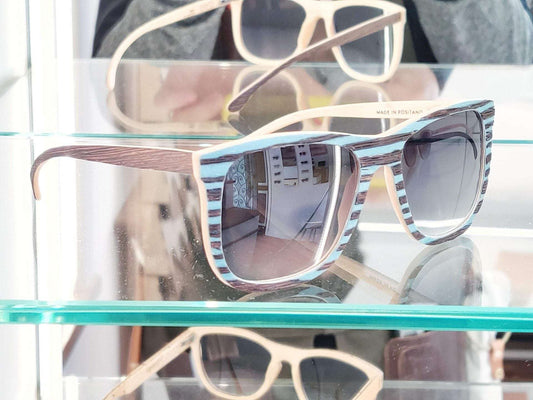 CREO 064 - sabbiato wengè e azzurro